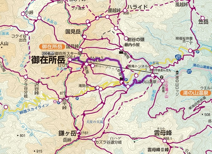御在所岳 奇岩を見ながら登山を楽しむ 日本二百名山 中道コースを登る せかあな