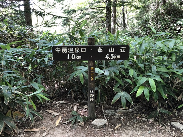 燕山荘まで4.5km